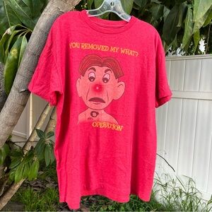 Hasbro Operation Board Game Red T-Shirt